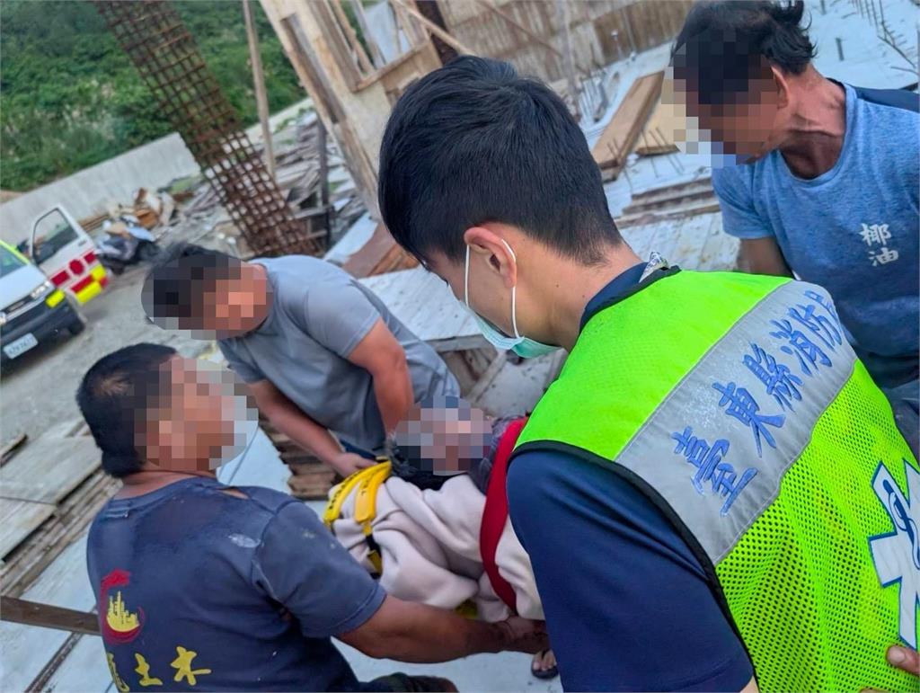 快新聞／台東工安意外！蘭嶼工人遭強風吹倒　背部遭鋼筋刺穿