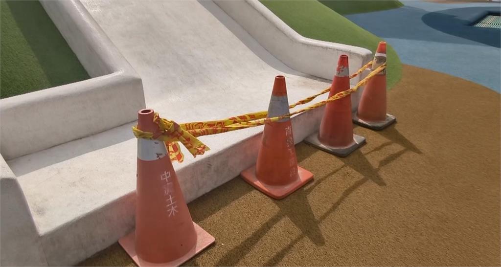 南投草屯酷比公園藏危機？　童溜滑梯「倒頭栽」重摔牙齒流血