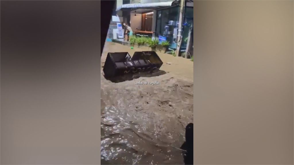 普吉島連3天暴雨! 巴東土石流「多車滅頂」 觀光客困旅館