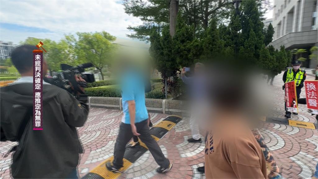 台中「五億高中生案」開庭爆衝突 夏男被嗆聲動手扯民眾口罩