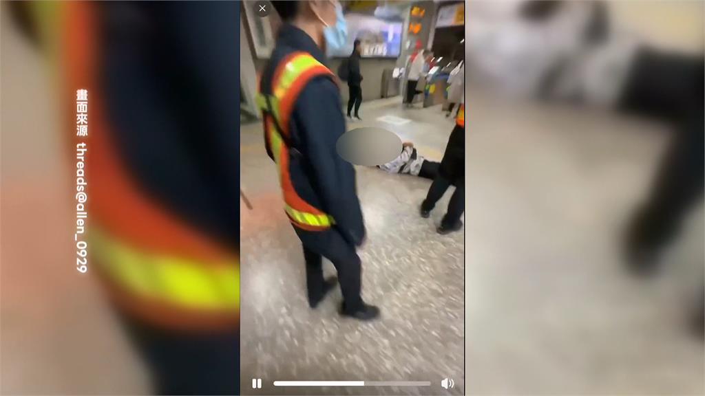 找不到票被請下車! 男子火車站「躺地板」