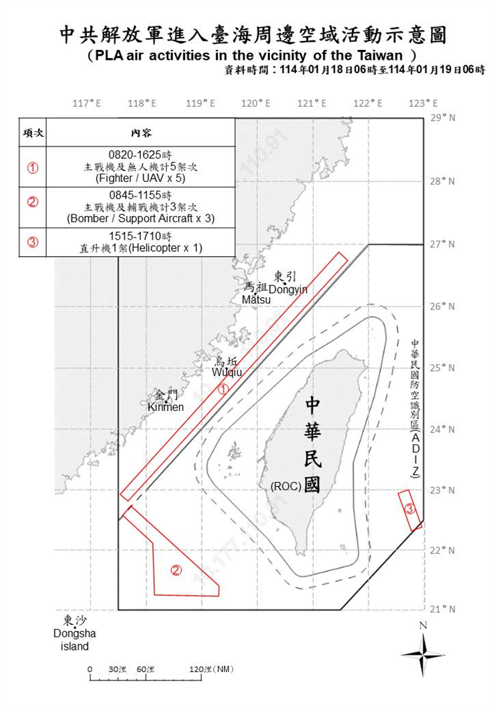 快新聞/中國又搗亂!15軍機艦在台海周邊活動 國軍嚴密監控與應處