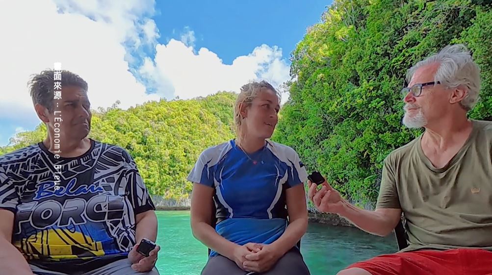 全球首位！　帛琉總統惠恕仁海中接受「美人魚」專訪