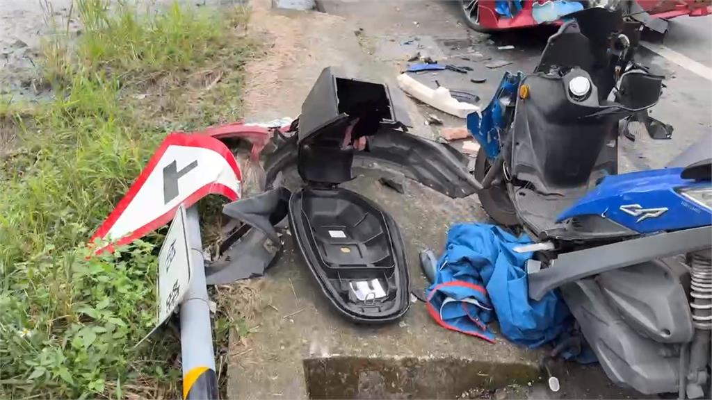 疑疲勞駕駛! 男子逆向撞機車 騎士手腳骨折送醫