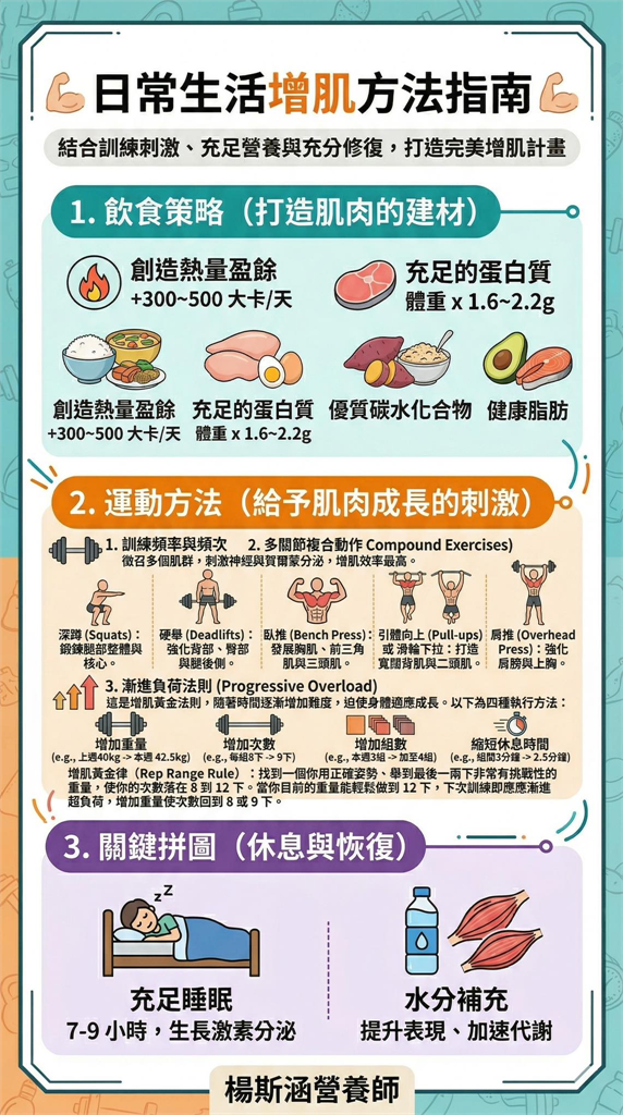 狂健身肌肉卻沒長進？營養師曝「3重點」忽略根本做白工！