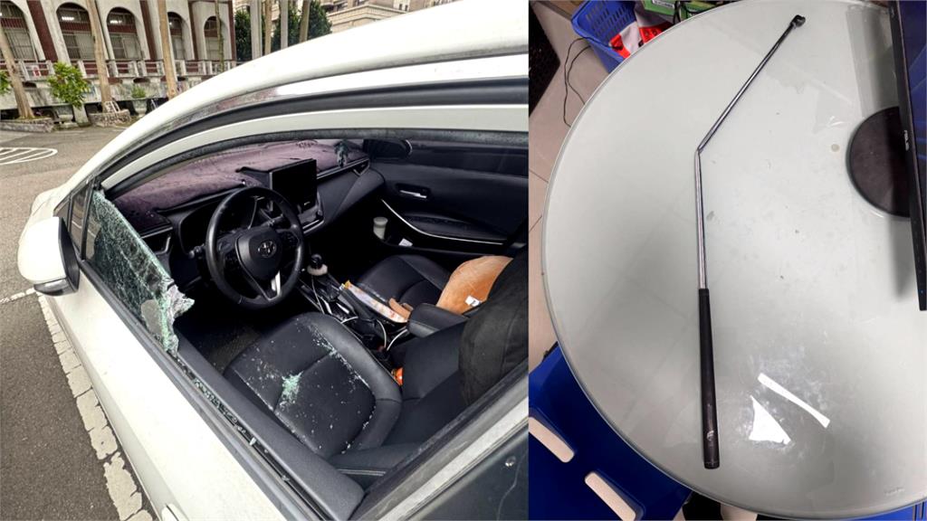 行車糾紛演變暴力衝突！　男持高爾夫球桿砸車傷人