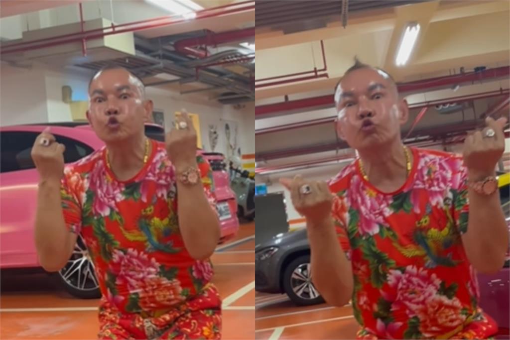 竹北吊車大王有新歡?豪宅驚見「白皙辣妹」車庫內比愛心飛吻全被拍