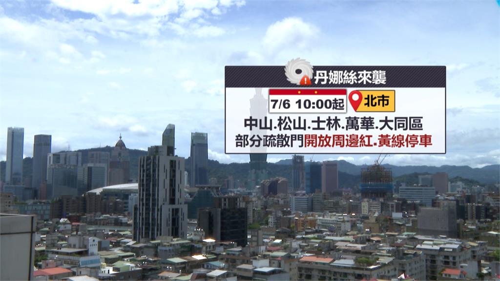 丹娜絲沿台海北上　影響最劇時間點曝！