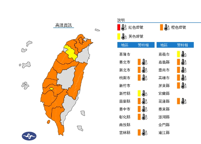 快新聞／熱炸！14縣市熱浪來襲　高雄燈塔飆38.9高溫