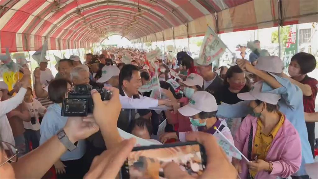 台南市長初選起跑 高大成挺林俊憲、陳亭妃發打詐御守