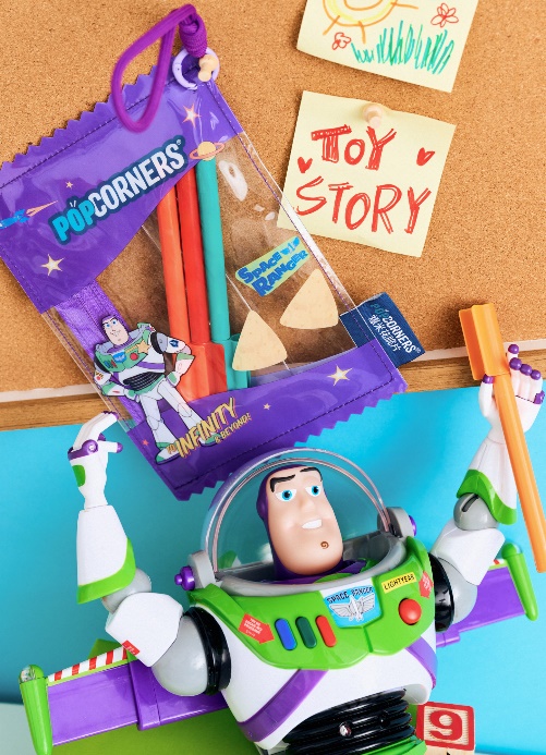 POPCORNERS 爆米花脆片推出《玩具總動員》經典系列周邊