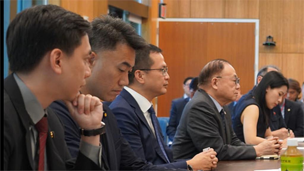關切台灣防衛　AIT釋出與顧立雄、藍委會面合照