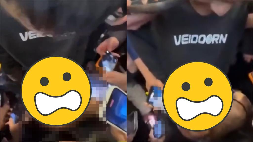 金髮妹與路人互嗆…下秒竟「脫褲無碼吃播」！2分鐘「跪地吞吐」上帝視角曝光