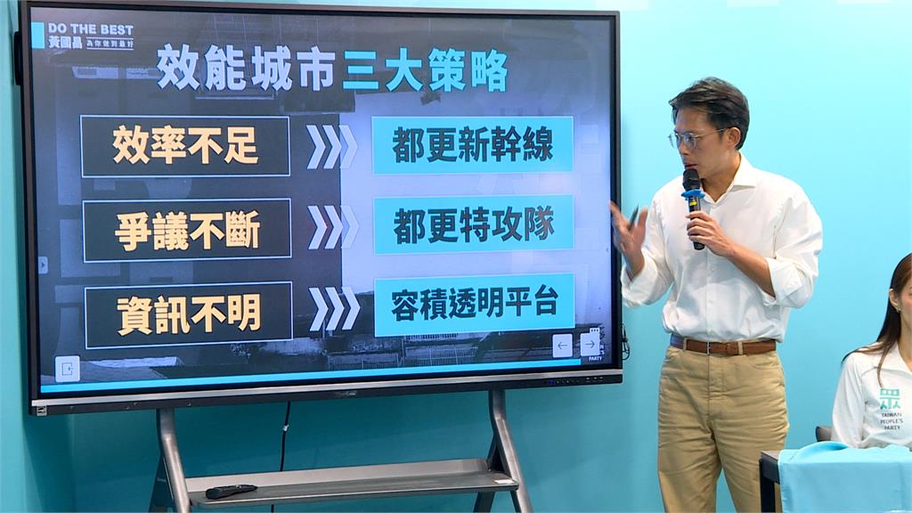 蘇巧慧拋6大福利政見　黃國昌公布首波政見談都更