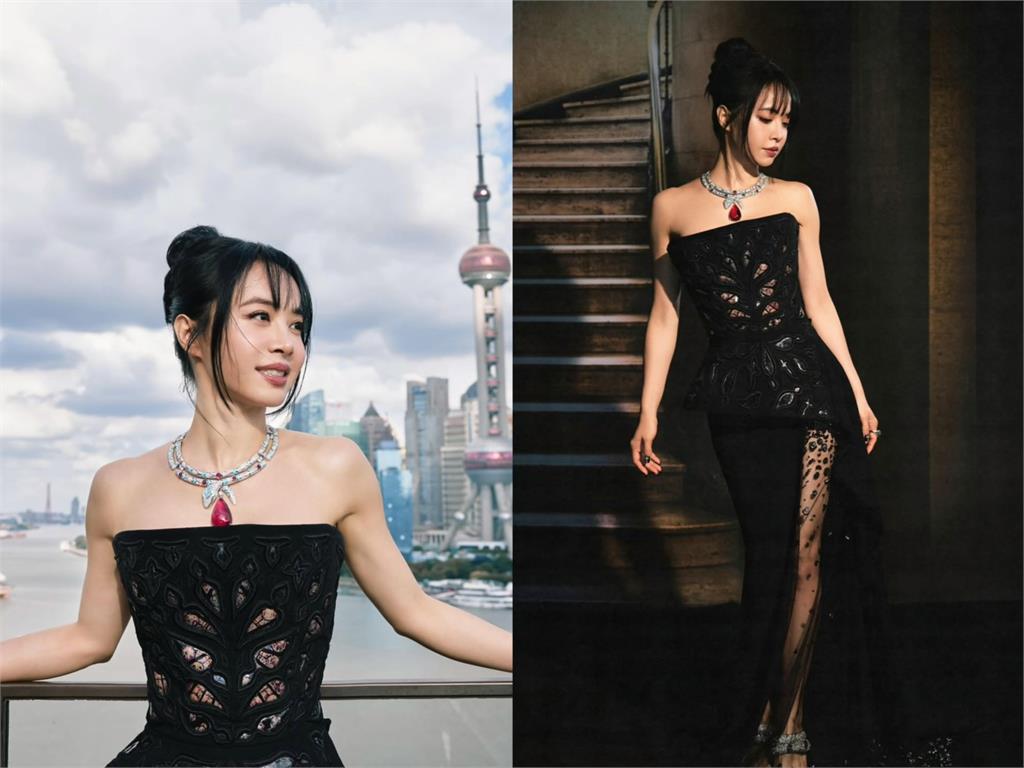 蔡依林曬「惹火」長輩圖！深V戰袍搭配下半身高衩…美腿全透視驚呆網