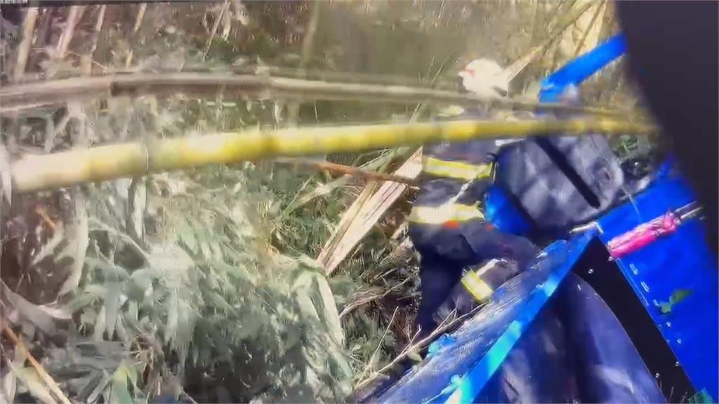 南投2起山區救援! 水里驚傳墜崖、竹山貨車翻落山谷