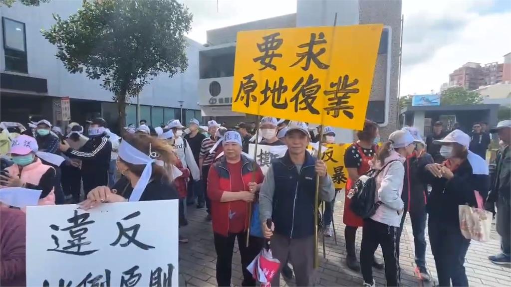 南門市場標線重劃攤位空間遭壓縮 攤販:不要逼我們去死