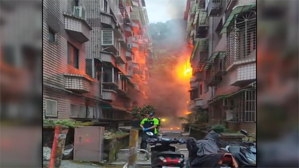 基隆暖暖社區陽台傳火警　整棟住戶急疏散　20分鐘迅速撲滅