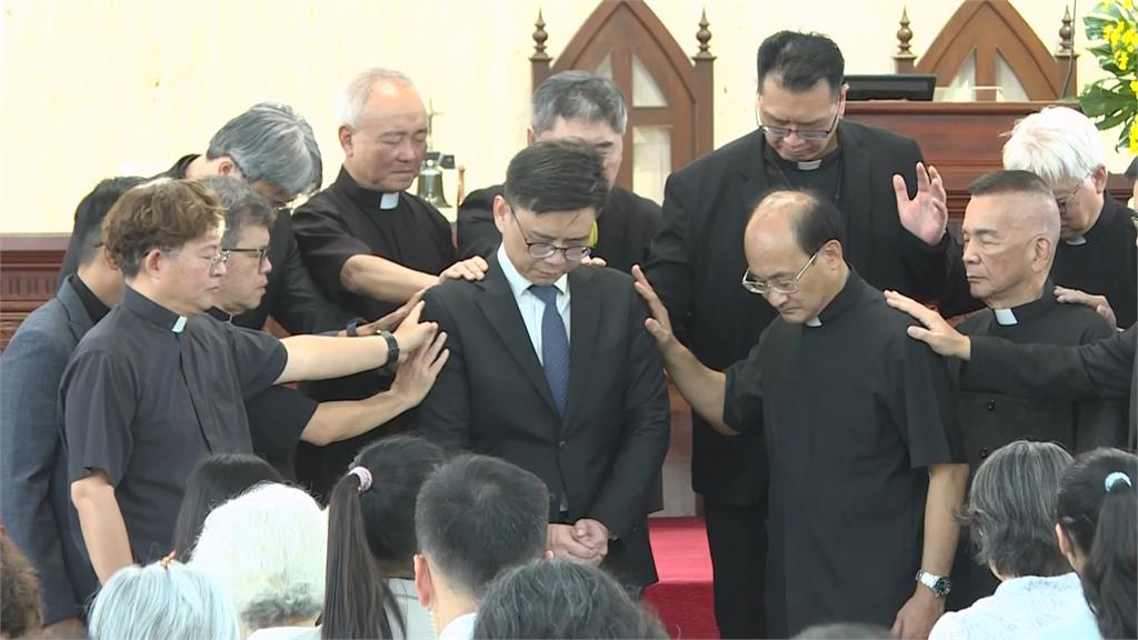 戰貓蕭美琴站台祝禱賴瑞隆　讚「隆貓」個性溫暖是暖流