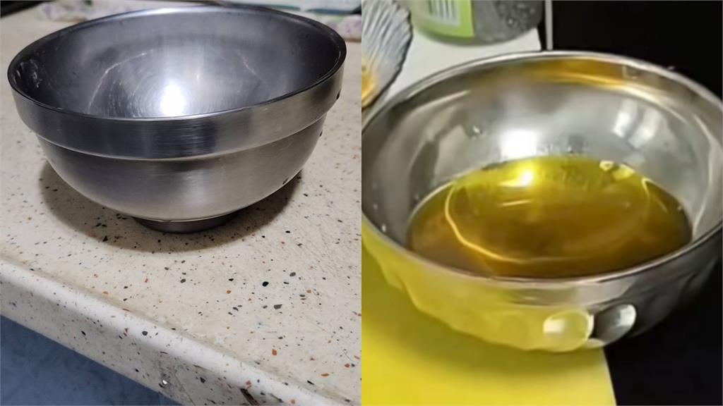 她下廚拿不鏽鋼碗裝突「炸裂變形」　慘遭「熱油飛濺潑臉」毀容畫面曝光！