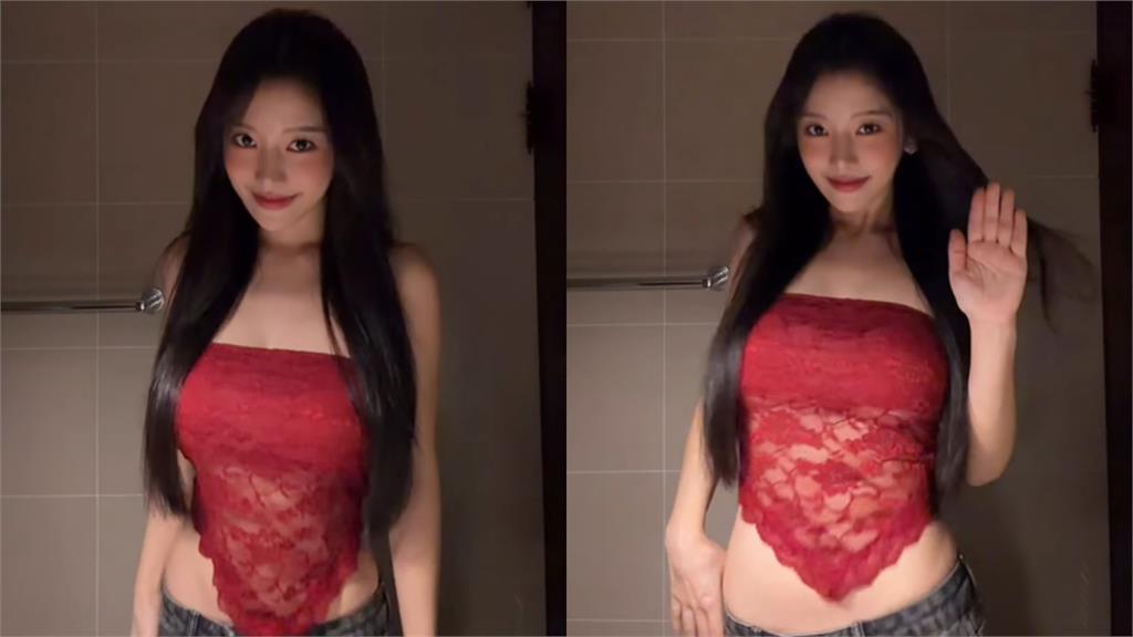 蔡瑞雪浴室「只裹蕾絲布」辣舞!一抬手「掉出巨雪球」15秒晃片震撼曝光