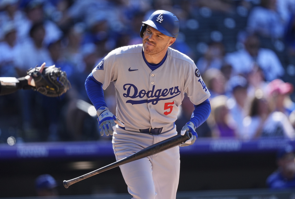 MLB(影)/道奇MVP三連星強打一壘手弗里曼 瞄準生涯第一座打擊王頭銜