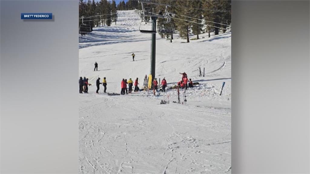 驚魂!滑雪場吊椅碰撞釀5傷 纜車故障174人困半空