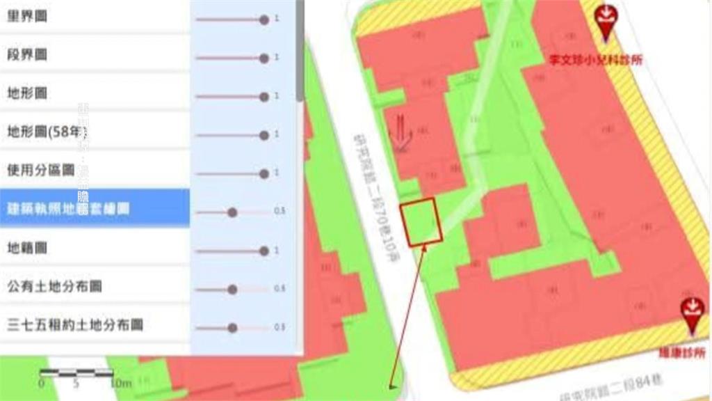 張益贍踢爆李彥秀違建擋防火巷 質疑涉違法特權關說