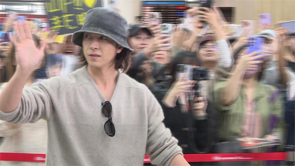 睽違14年再度來台辦活動! 日男神山下智久抵台 逾700粉絲迎接