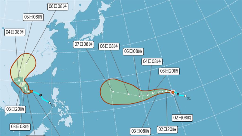 巴威颱風挑戰18年來「最強風王」強度增加中！恐直撲台灣…專家揭「關鍵日」
