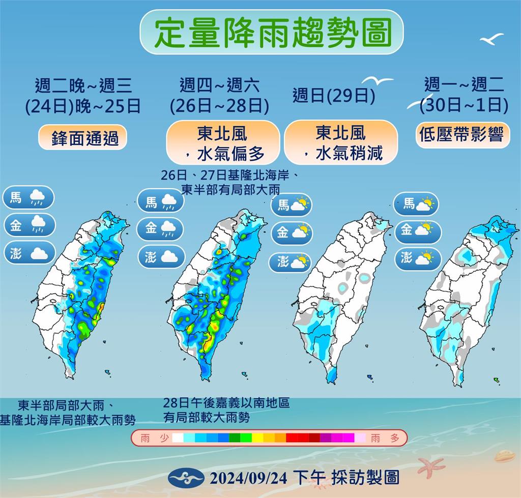 快新聞／海面2低壓「已發生藤原效應」？　氣象署回應了