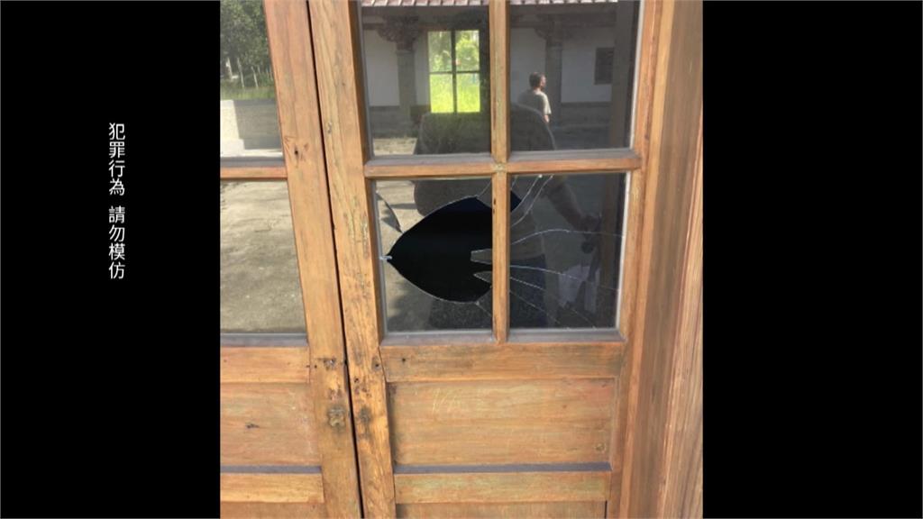 苗栗歷史建築謝氏祠堂遭破壞 男騎車破門搗亂!身分曝光令人傻眼