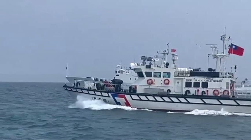中國海警編隊襲擾金門 海巡全程掌握即時驅離