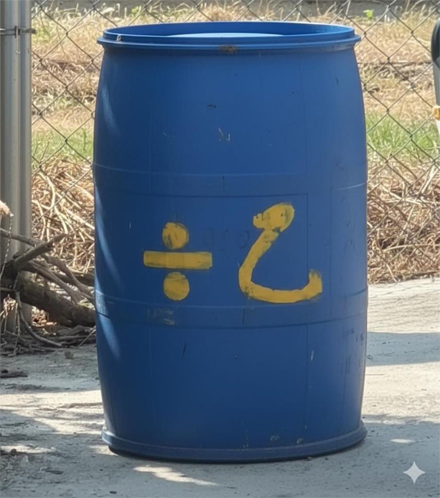 藍色塑膠桶驚見「÷乙」2字!諧音真相曝光…94萬網讚天才:是阿嬤口音