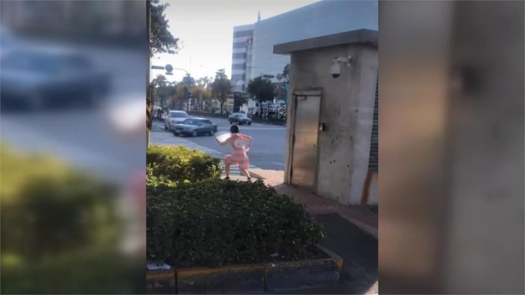 高雄女「邊跳舞邊過馬路」　警：違法行為依法開罰