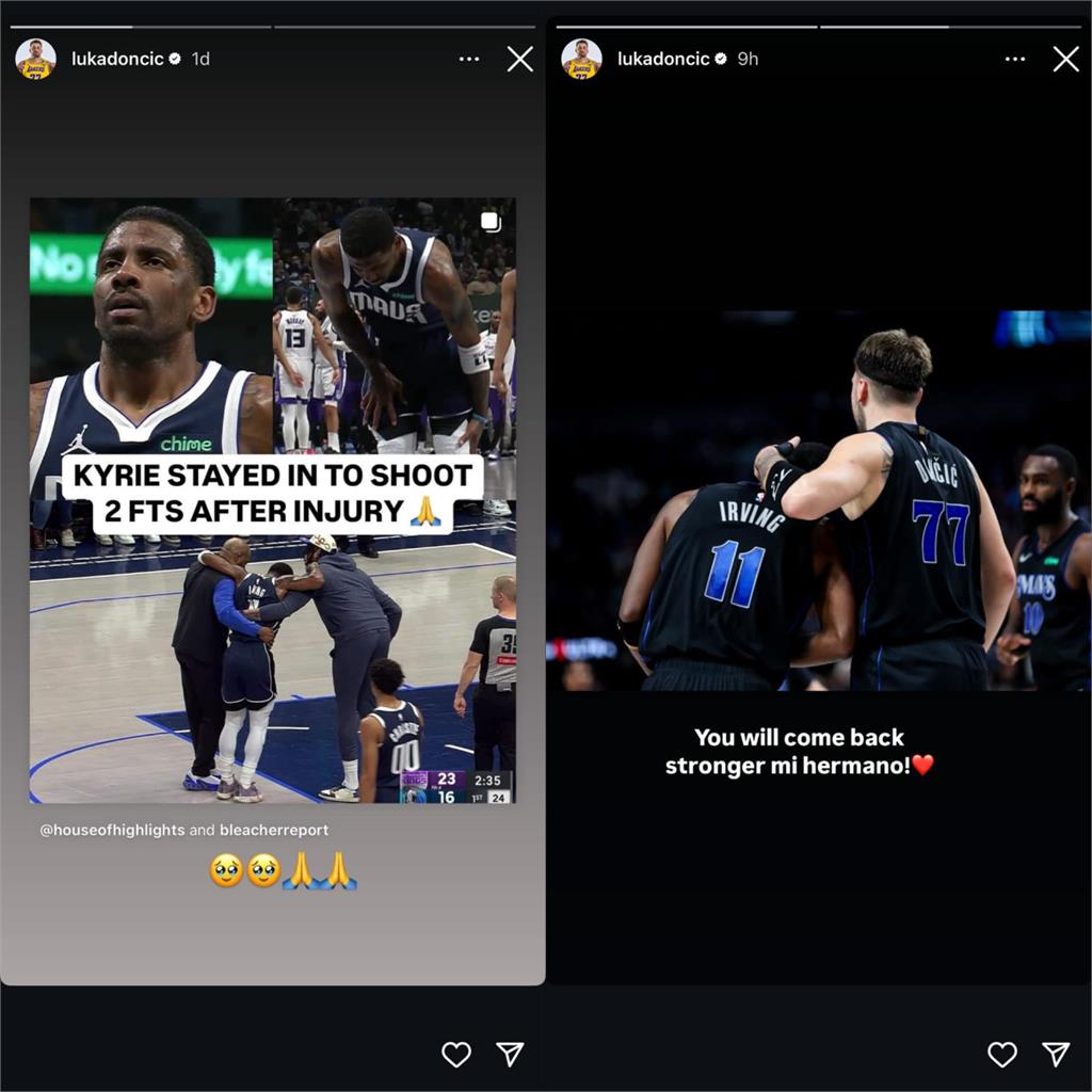 NBA/Irving左膝韌帶重創整季報銷 前隊友D77轉隊仍關心:兄弟等你回歸