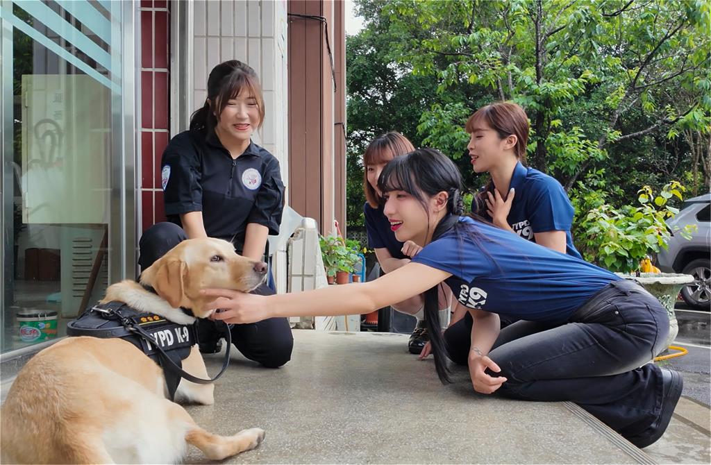 啦啦隊(影)/韓籍啦啦隊女神化身「最美警花」!睦那京苦練台語臨檢員警全暈了