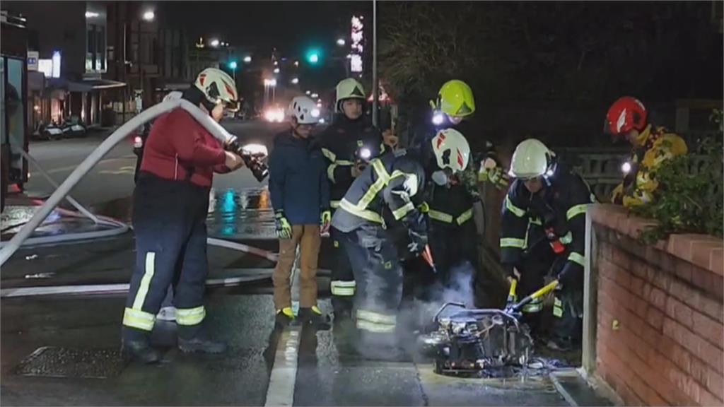 外籍移工電動車竄火　馬公消防隊獲報及時撲滅火勢