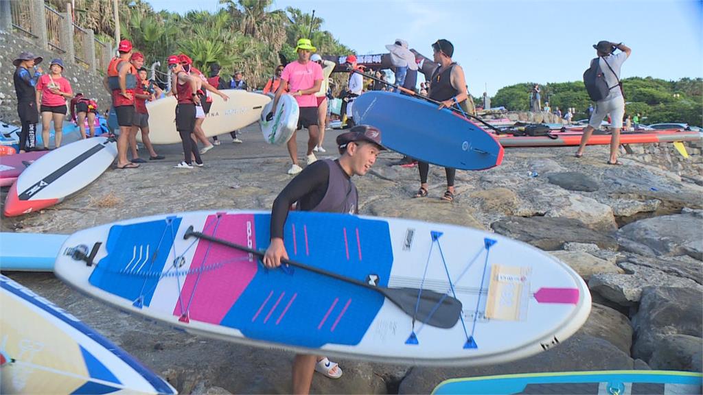 挑戰立槳17公里橫渡基隆嶼　推廣海洋永續思想