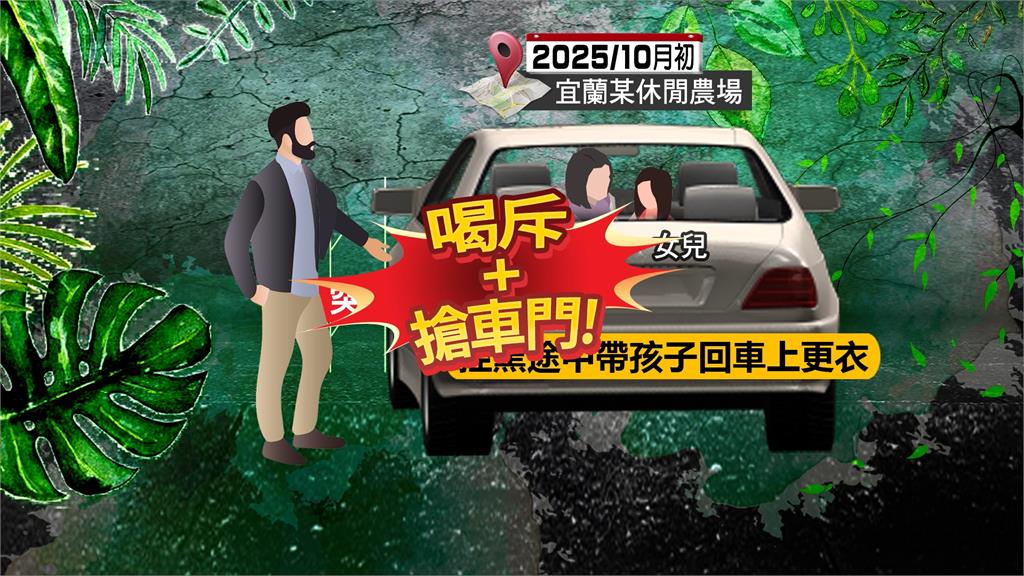 親子遊遇陌生男企圖搶車　搶車男落網竟是通緝犯