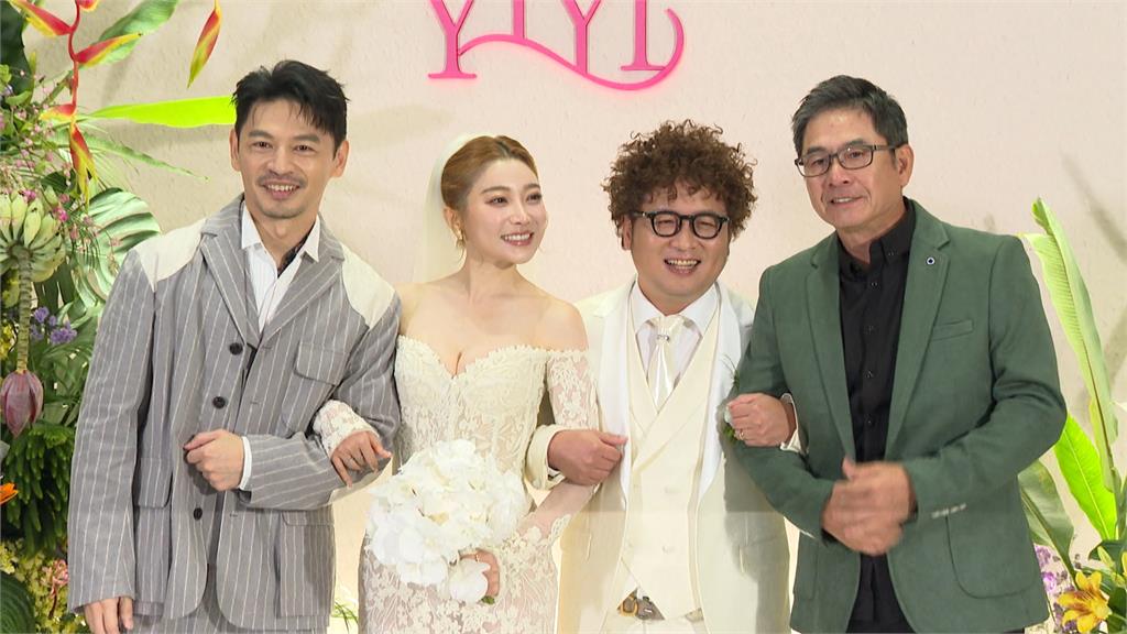 愛情長跑8年!納豆、依依席開50桌 半個演藝圈都來了