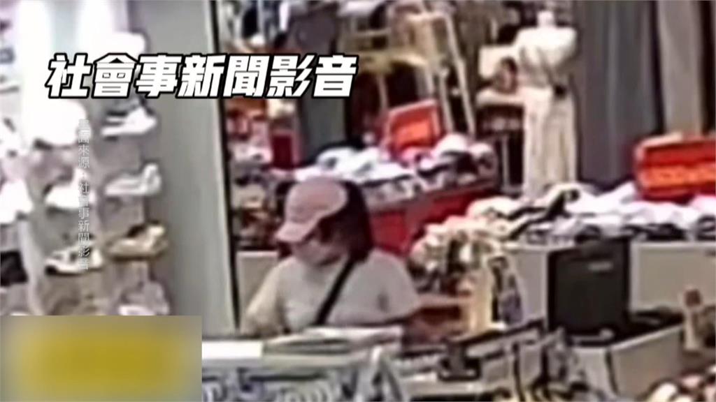 高雄百貨專櫃接連遭竊 女賊趁櫃台無人偷包包