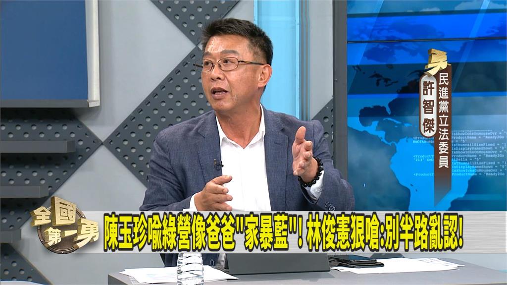 陳玉珍舉「民進黨家暴國民黨」護航藍委訪中團 綠委批「沒有原則」!