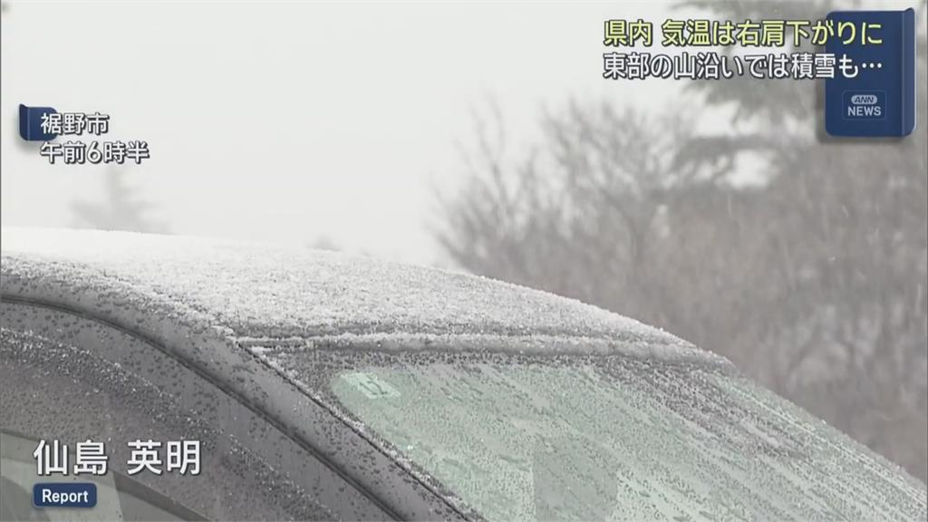 東京氣溫一天之內驟降5度　關東山區降三月雪