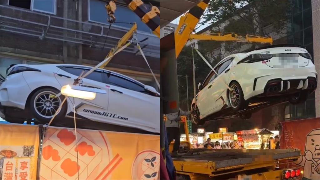 寧夏夜市「違停小哥哥」害攤販沒法做生意！警「霸氣拖吊」現場掀起猛烈掌聲