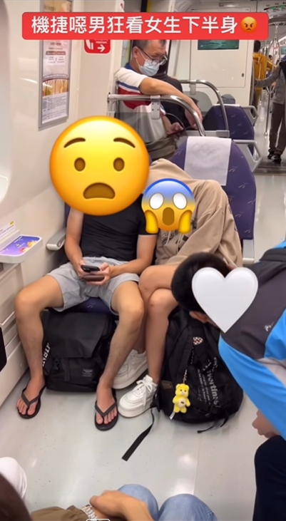 機捷驚見噁男「彎腰直盯女乘客底褲」!被抓包是慣犯:專挑短裙短褲妹