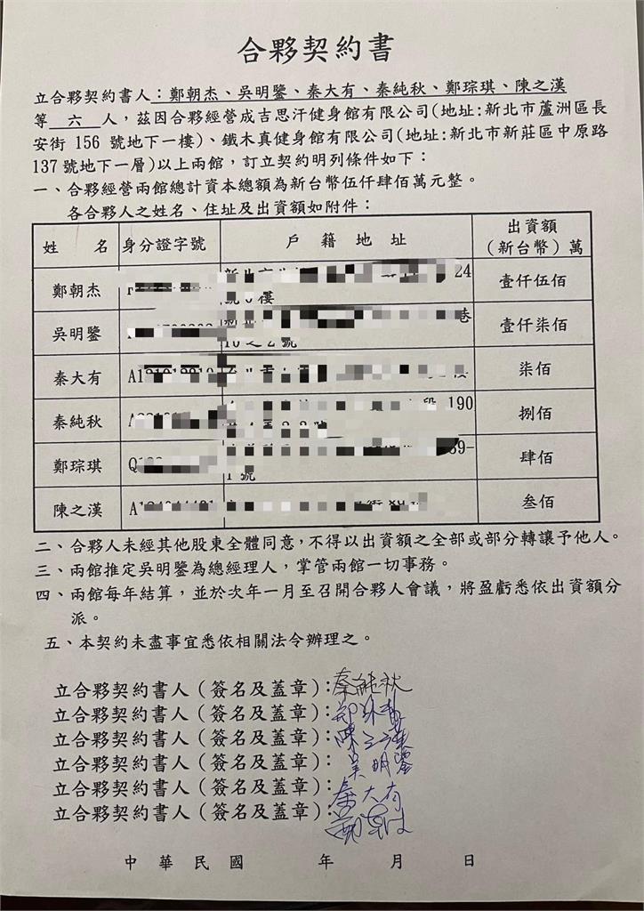 開健身房耗資5400萬!傳「館長只出300萬」契約曝總監:那筆我借他的