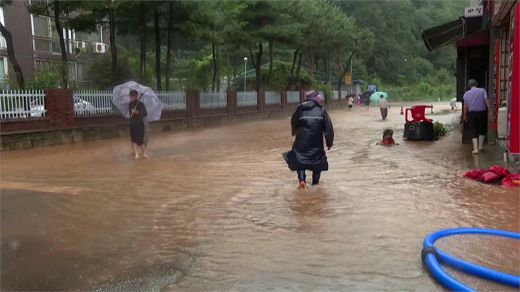 南韓暴雨「亡命隧道」釀7死　山體滑坡、洪水逾千人疏散