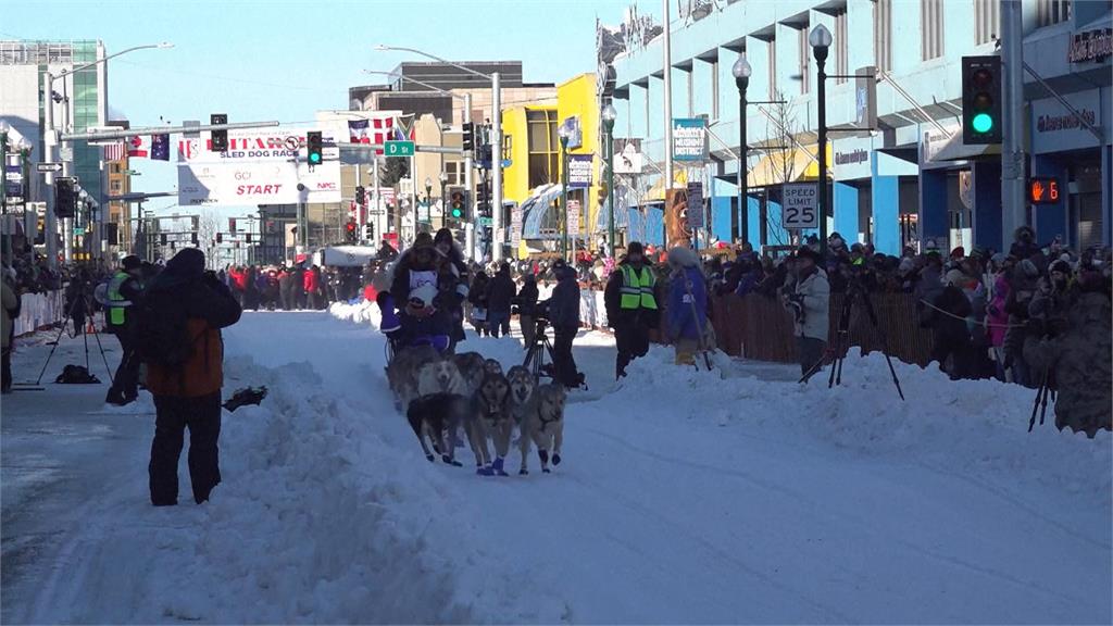 阿拉斯加年度盛事　「艾迪塔羅德狗拉雪橇賽」起跑