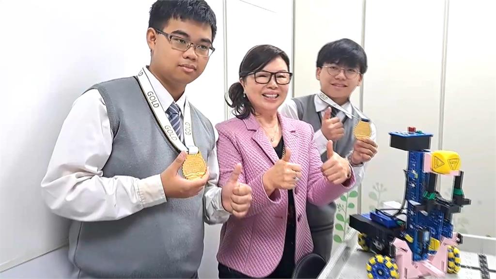 亞洲技能競賽「青少年機器人」 桃園啟英高中獲金牌